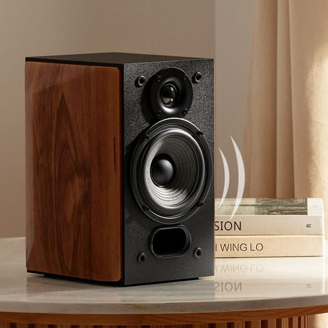 [OPEN BOX] Edifier R1380DB Active Bookshelf Speakers with Bluetooth - Wood - K&B Audio