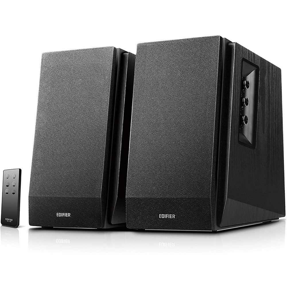 Edifier R1700BT 66W Active Bookshelf Speakers with Bluetooth, RCA & Remote  Control - Black