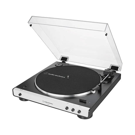 Edifier R1700BT & Audio-Technica LP60XBT Bluetooth Turntable with Speakers - White Edition - K&B Audio