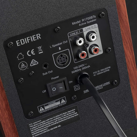 Edifier R1700BTs Active Bookshelf Speakers + Edifier T5 Subwoofer - K&B Audio