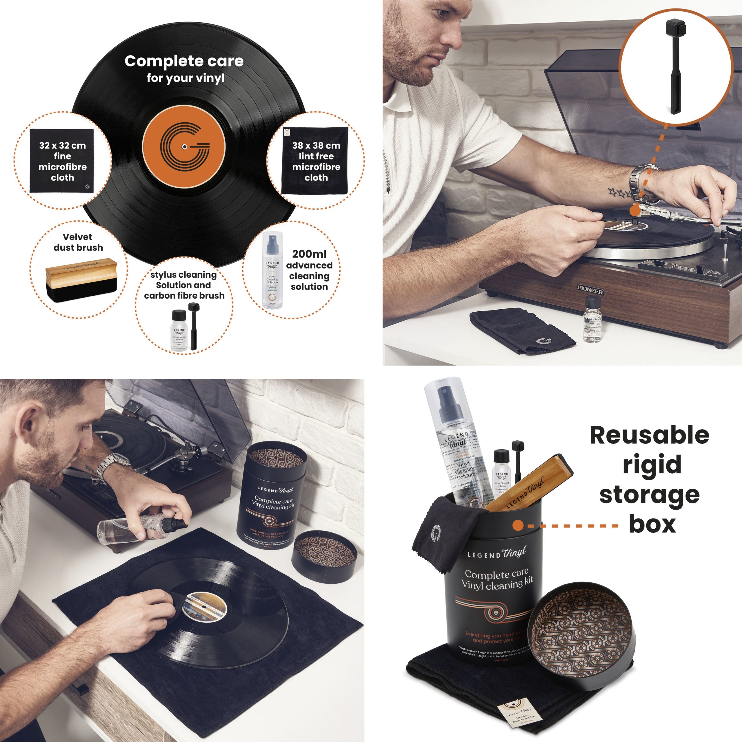 Vibe sold USB Turntable & Ion Vinyl Alive Record Cleaning Kit