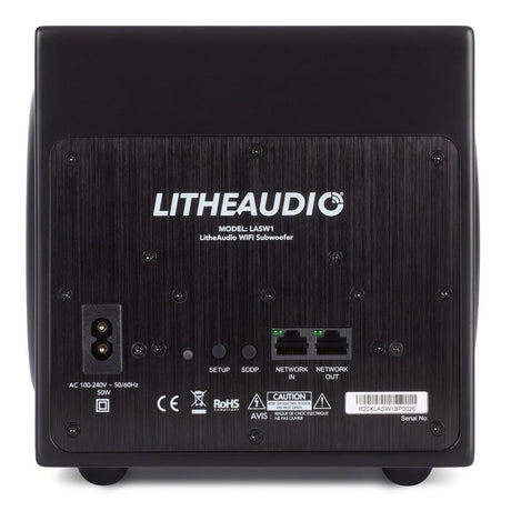 Lithe Audio Wireless Micro WiFi Subwoofer with AirPlay 2, Alexa & Chromecast - K&B Audio