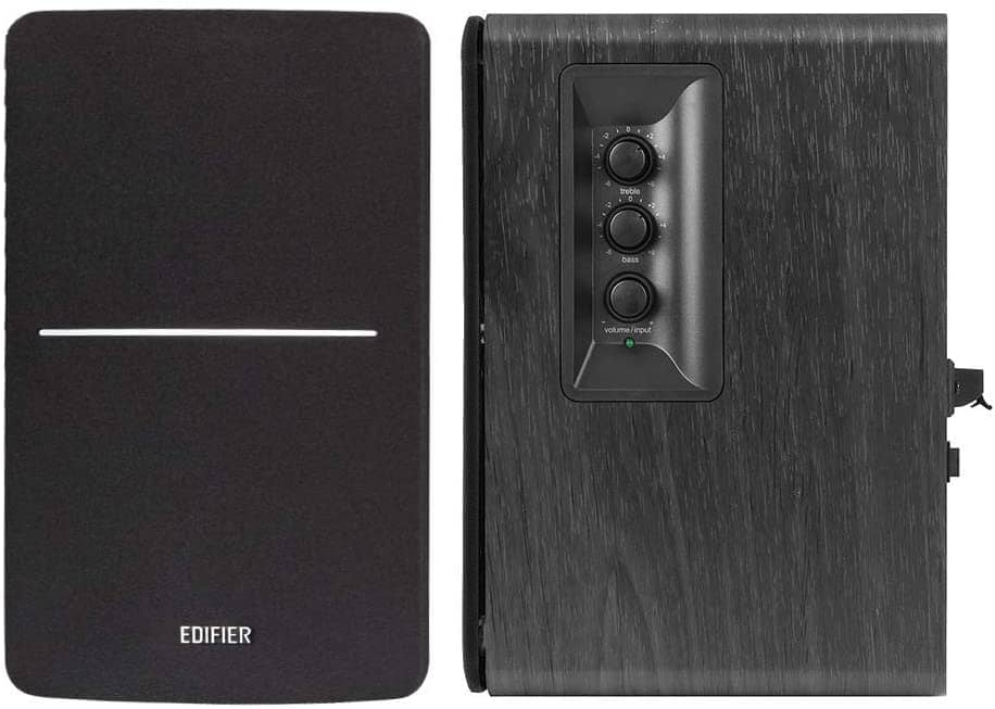 [OPEN BOX] Edifier R1280DBs Active Bookshelf Speakers with Bluetooth - Black - K&B Audio